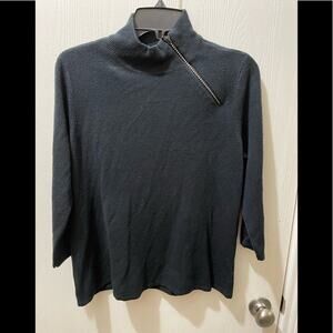 Designers Originals jeweled zipper sweater
